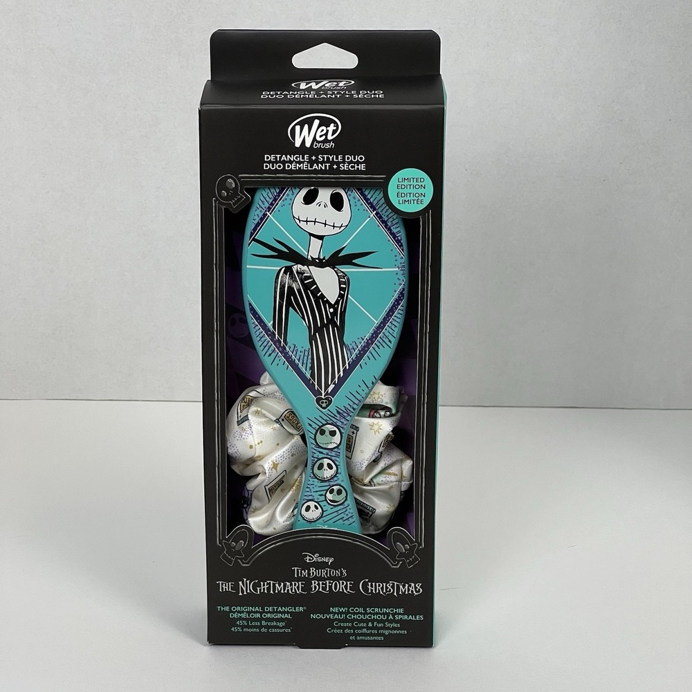 Wet Brush Disney Nightmare Before Christmas Detangler & Scrunchie Duo Jack